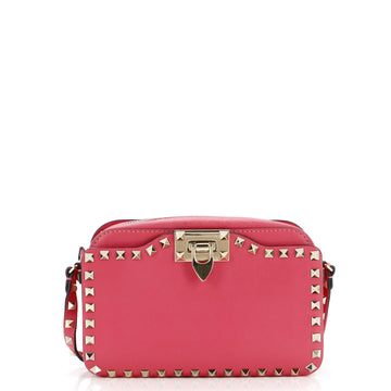 Rockstud Flip Lock Camera Crossbody Bag