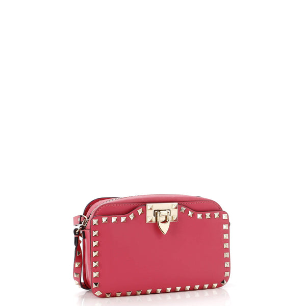 Rockstud Flip Lock Camera Crossbody Bag