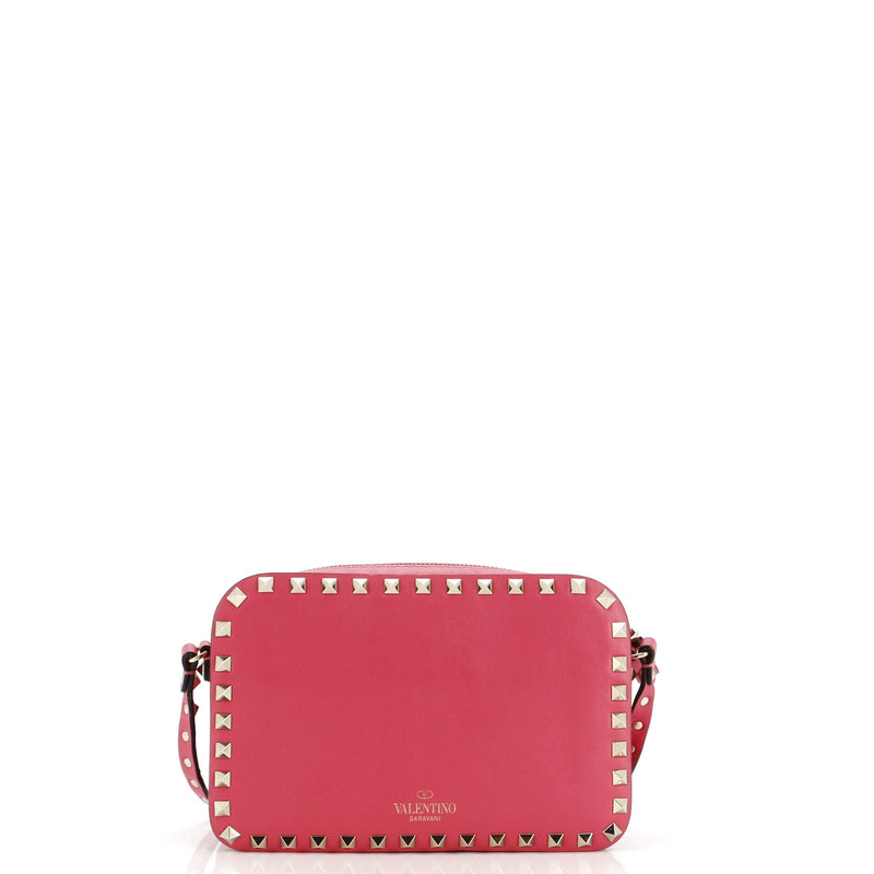 Rockstud Flip Lock Camera Crossbody Bag