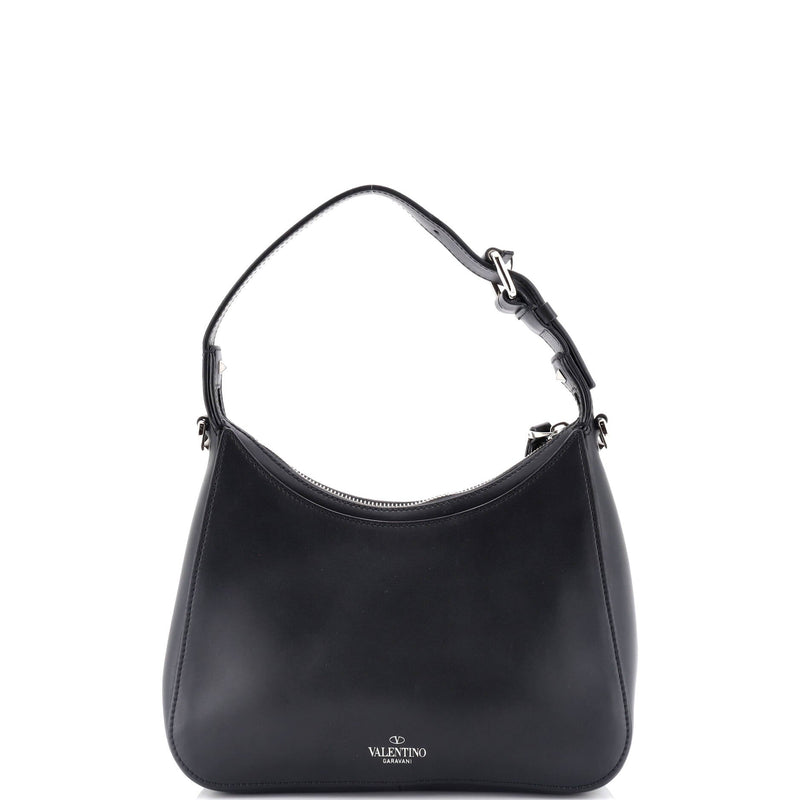 Vltn Hobo Printed Leather Small