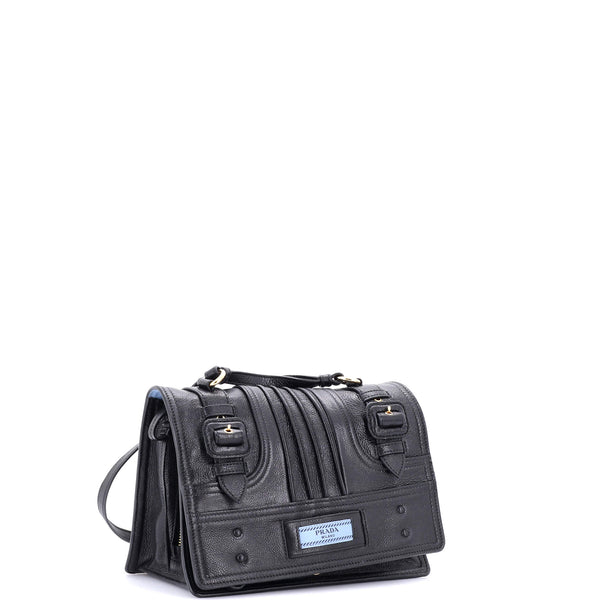 Etiquette Shoulder Bag Glace Calf Small