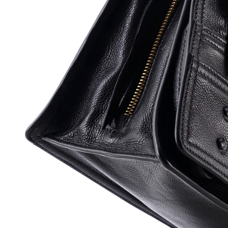 Etiquette Shoulder Bag Glace Calf Small