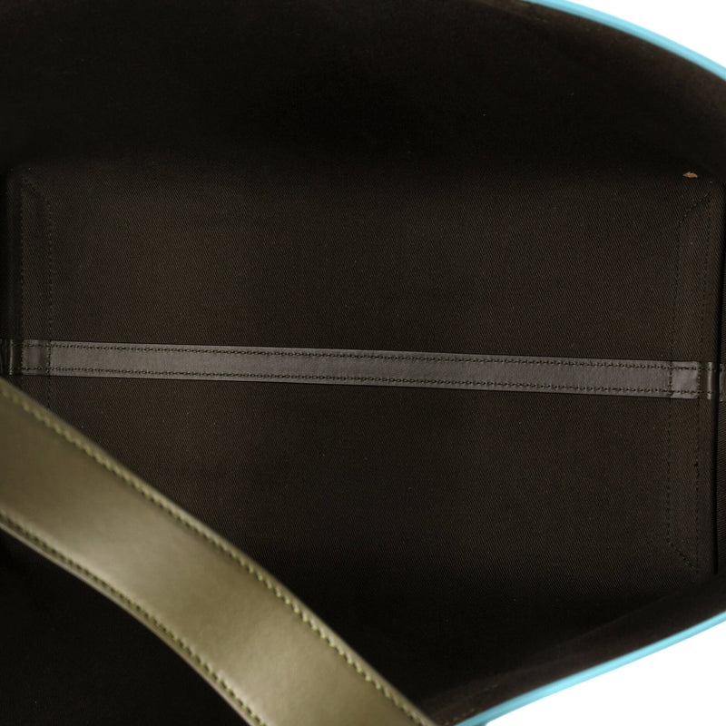 London Tote Check Canvas Medium