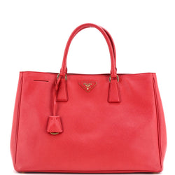 Lux Open Tote Saffiano Leather Large