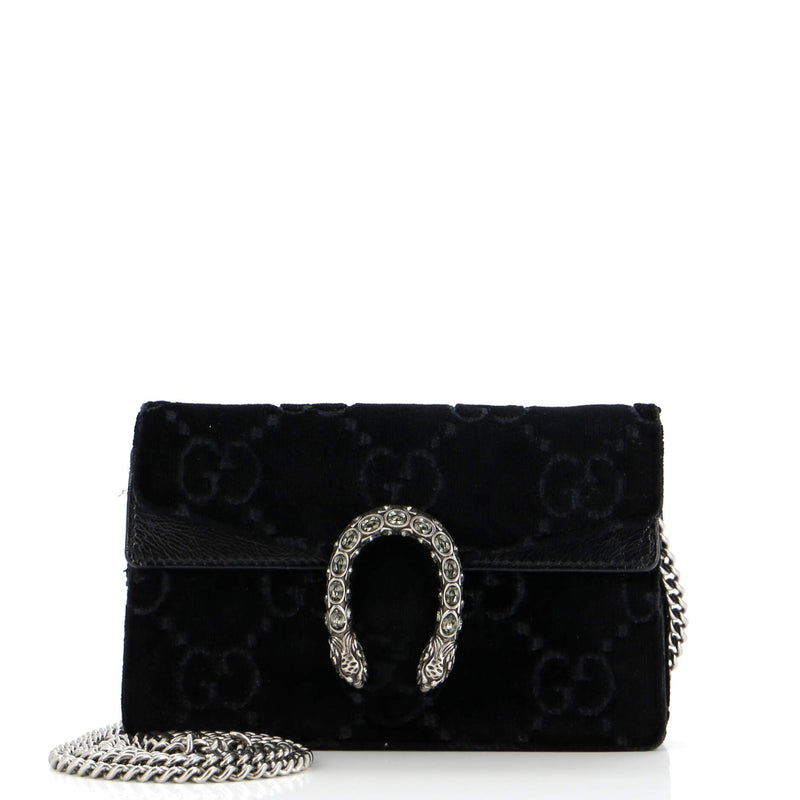 Dionysus Bag Gg Velvet Super Mini