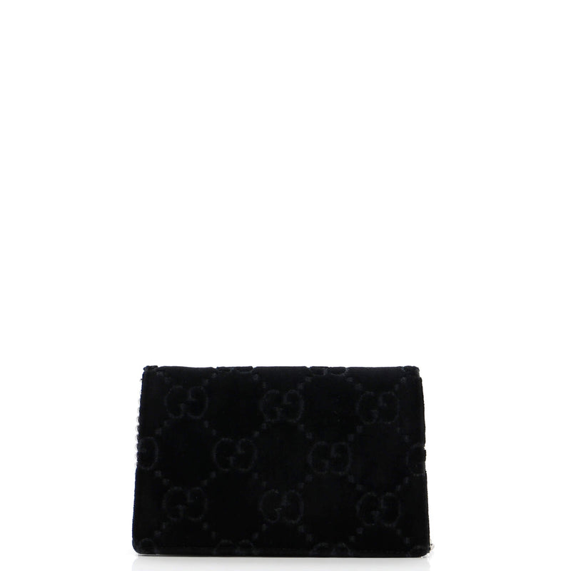 Dionysus Bag Gg Velvet Super Mini