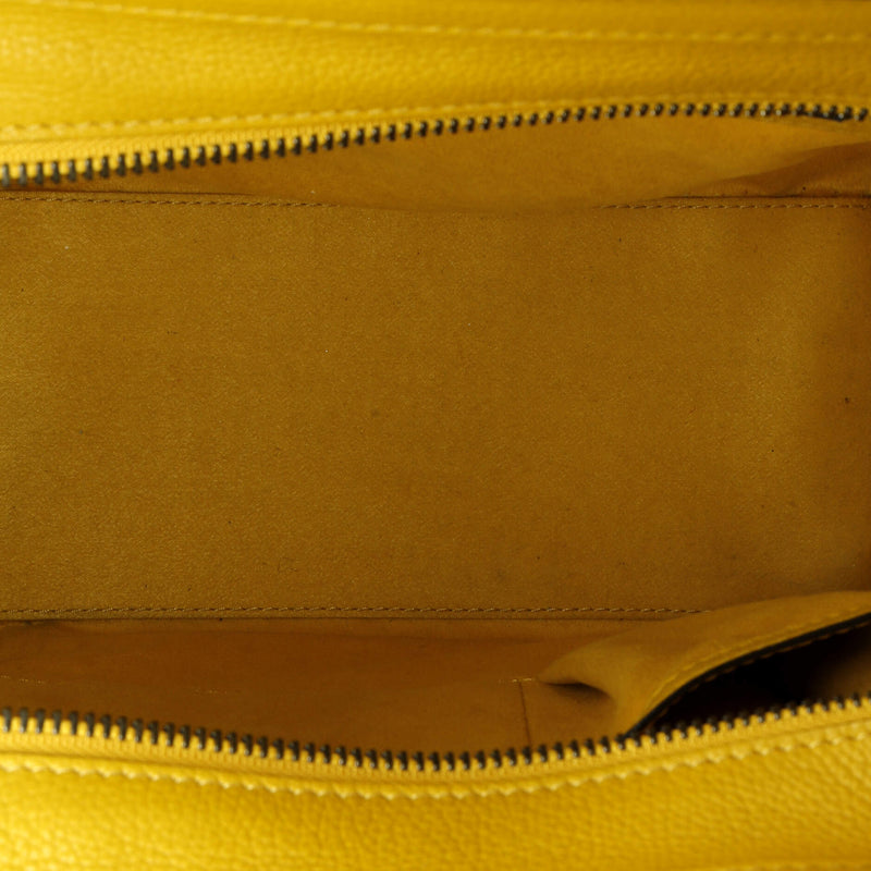 Luggage Bag Grainy Leather Micro