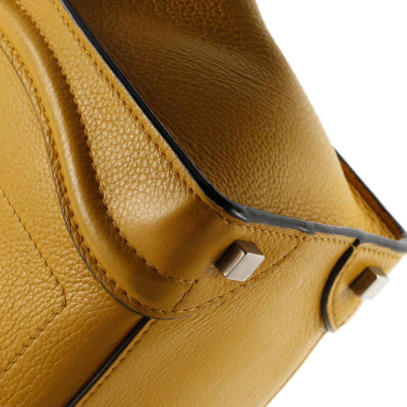 Luggage Bag Grainy Leather Micro