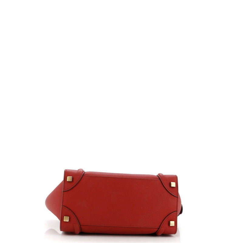 Luggage Bag Grainy Leather Micro
