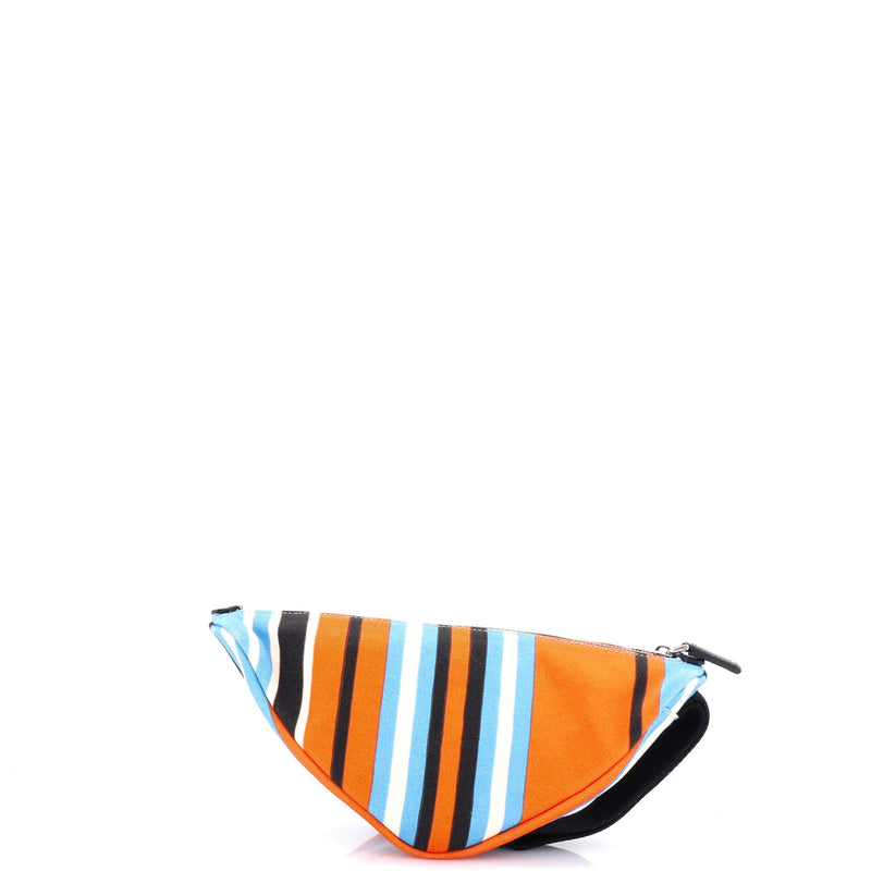 Triangle Logo Zip Crossbody Bag Printed