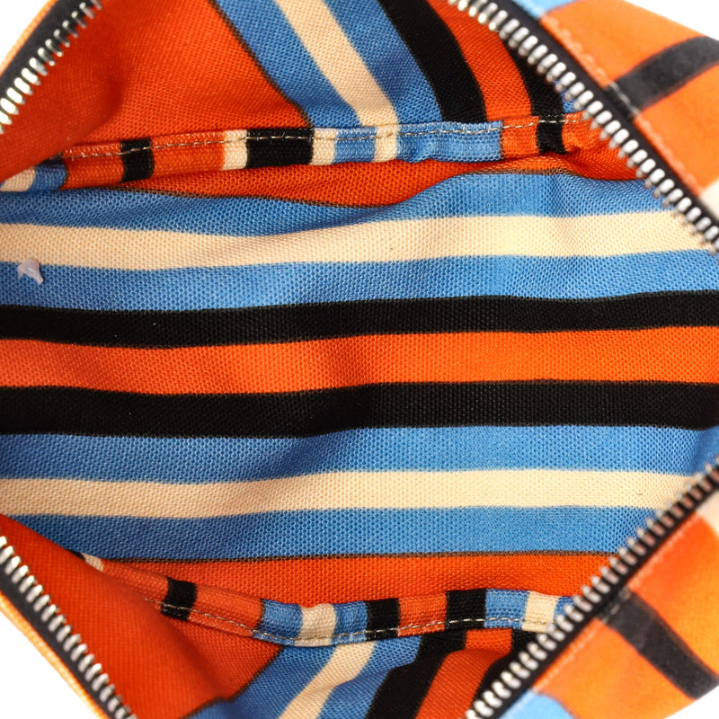 Triangle Logo Zip Crossbody Bag Printed