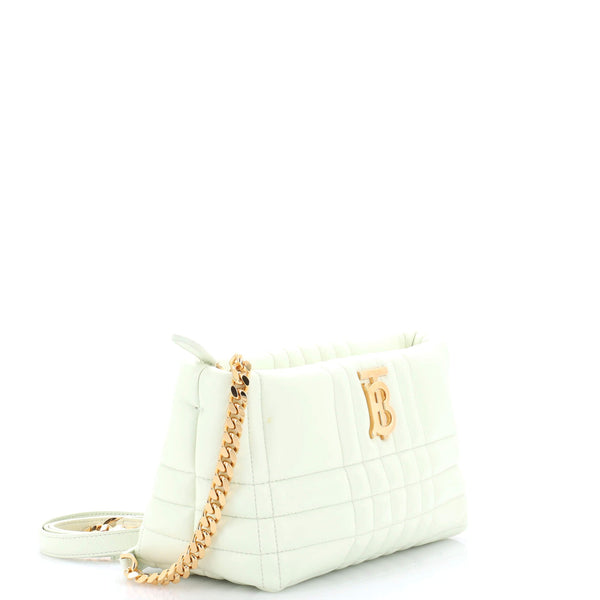Lola Zip Shoulder Bag Quilted Leather