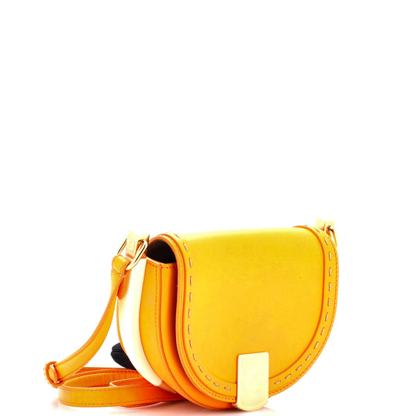 Moonlight Flap Bag Leather With
