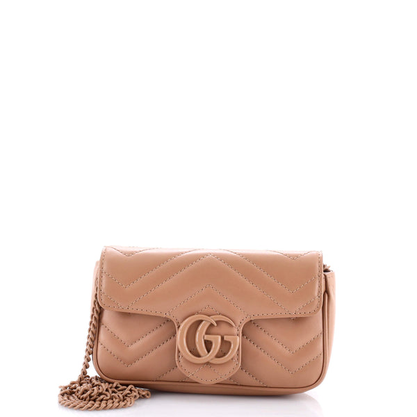 Gg Marmont Flap Belt Bag Matelasse