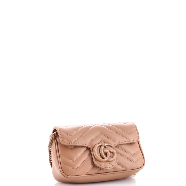 Gg Marmont Flap Belt Bag Matelasse