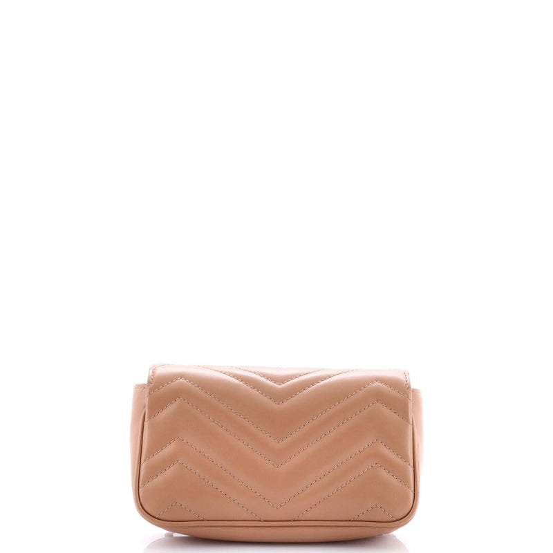 Gg Marmont Flap Belt Bag Matelasse