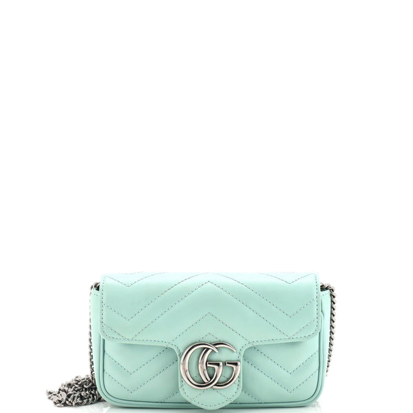Gg Marmont Monochrome Flap Bag Matelasse