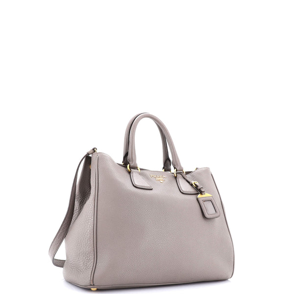 Convertible Shopper Tote Vitello Daino