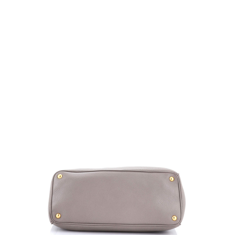 Convertible Shopper Tote Vitello Daino