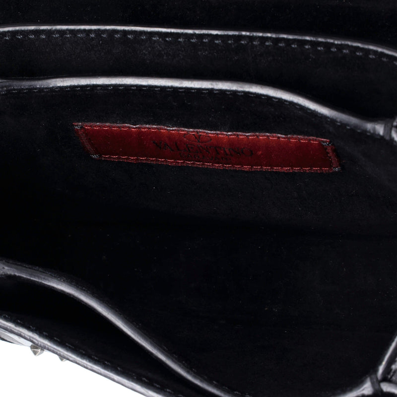 B-Rockstud Shoulder Bag Glazed Leather