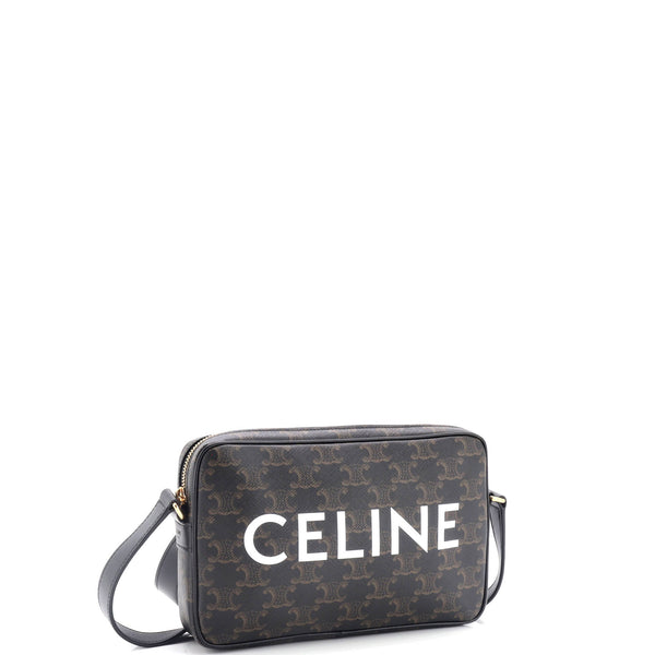 Logo Messenger Bag Triomphe Coated