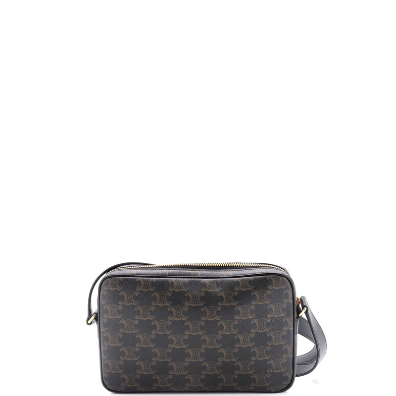 Logo Messenger Bag Triomphe Coated