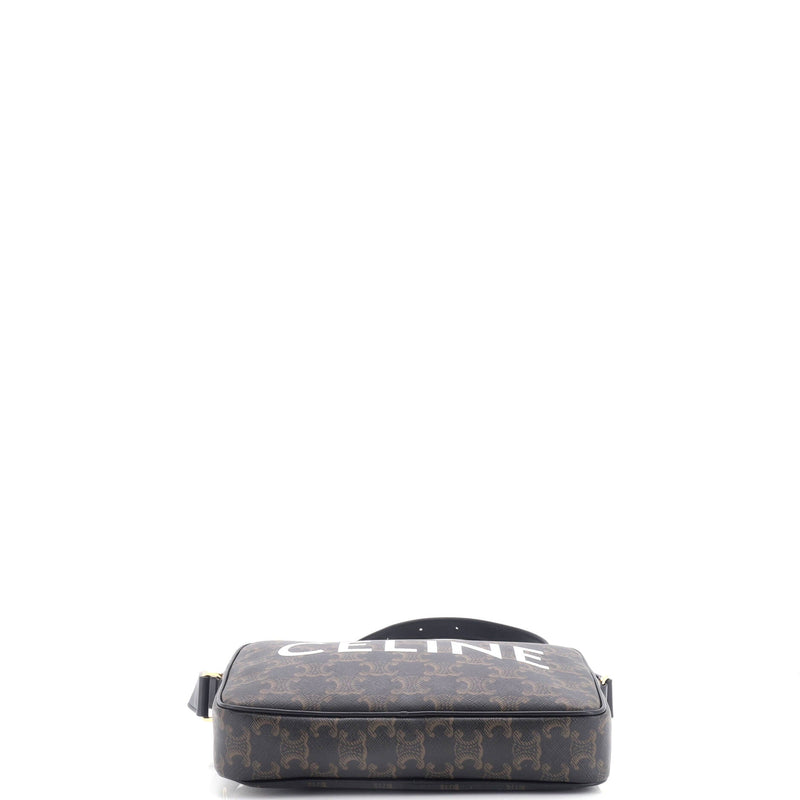 Logo Messenger Bag Triomphe Coated