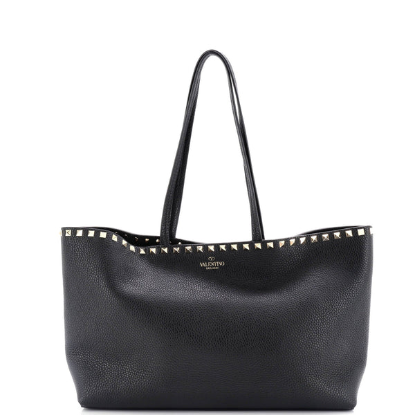 Rockstud Shopping Tote Leather Medium