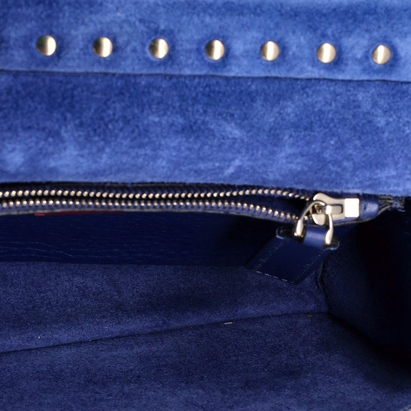 Rockstud Front Handle Flap Bag Leather