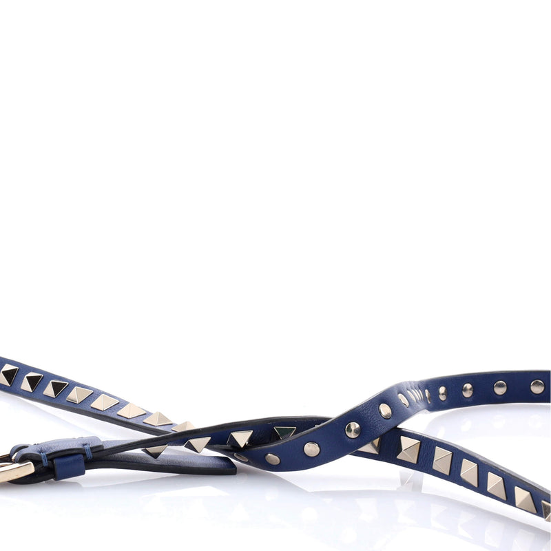 Rockstud Front Handle Flap Bag Leather