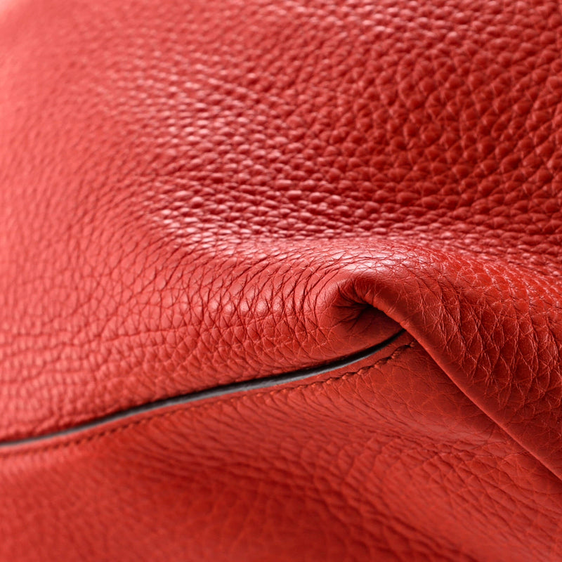Soho Chain Strap Shoulder Bag Leather