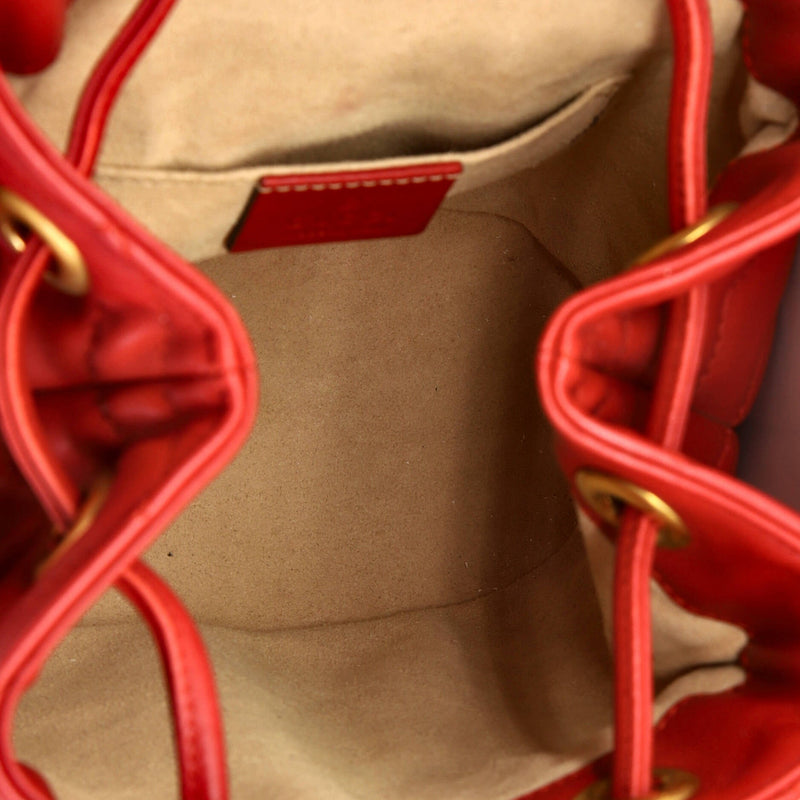 Gg Marmont Drawstring Backpack Matelasse