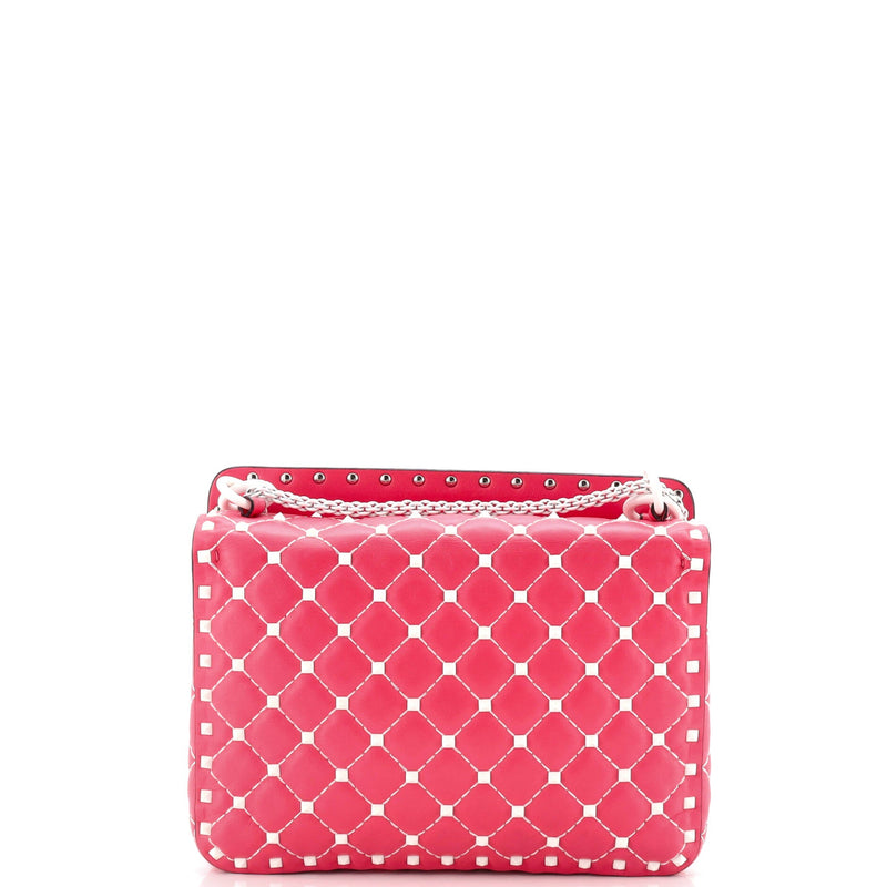 Free Rockstud Spike Flap Bag Quilted