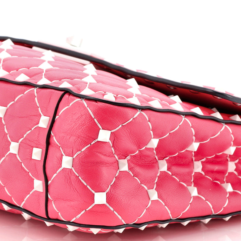 Free Rockstud Spike Flap Bag Quilted