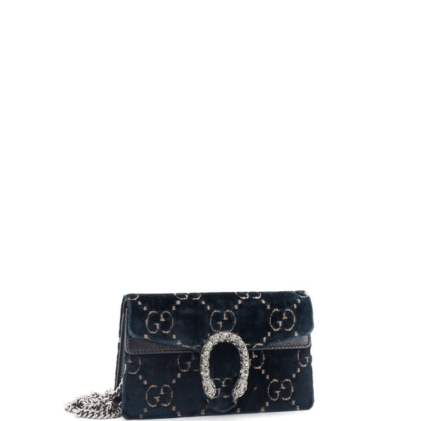Dionysus Bag Gg Velvet Super Mini