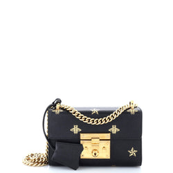 Padlock Shoulder Bag Printed Leather