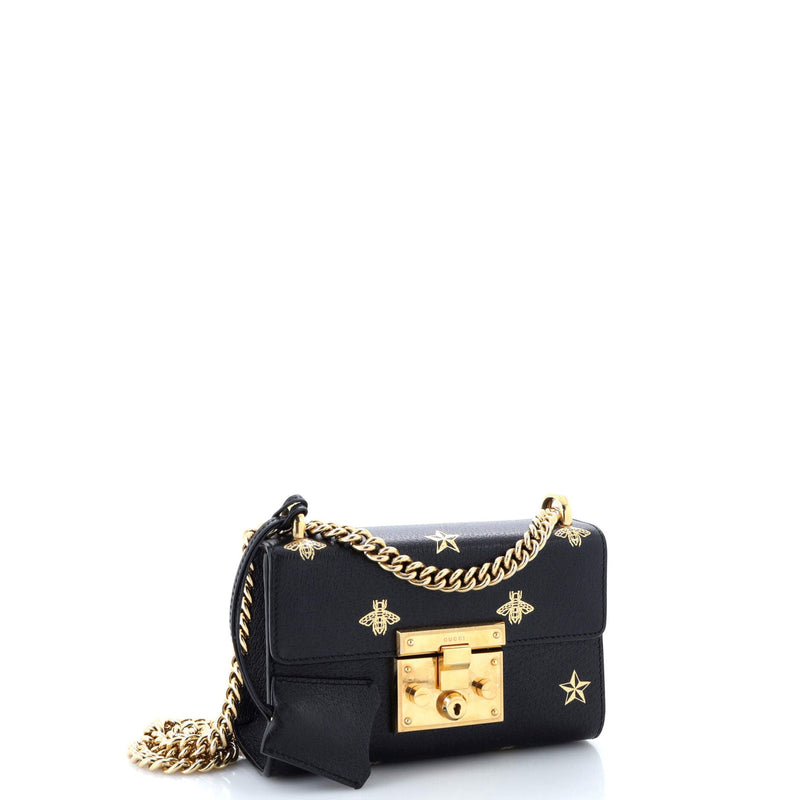 Padlock Shoulder Bag Printed Leather