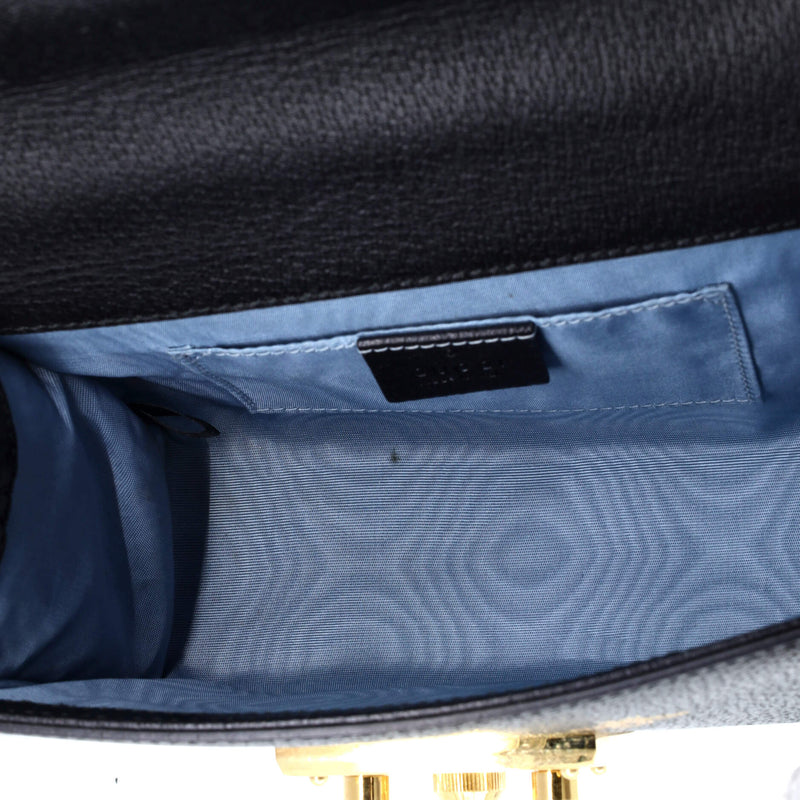 Padlock Shoulder Bag Printed Leather
