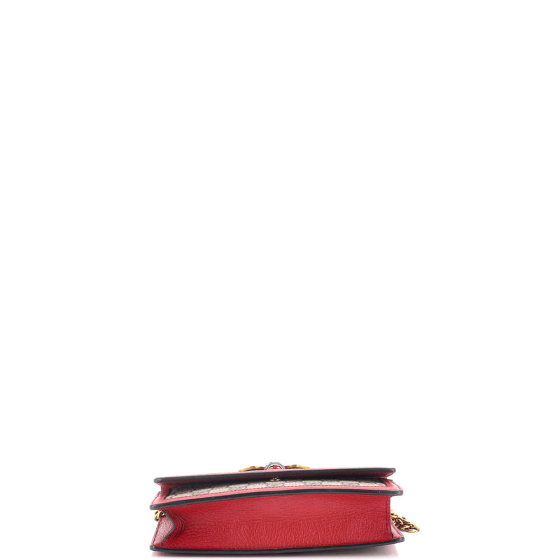 Queen Margaret Chain Wallet Gg Coated