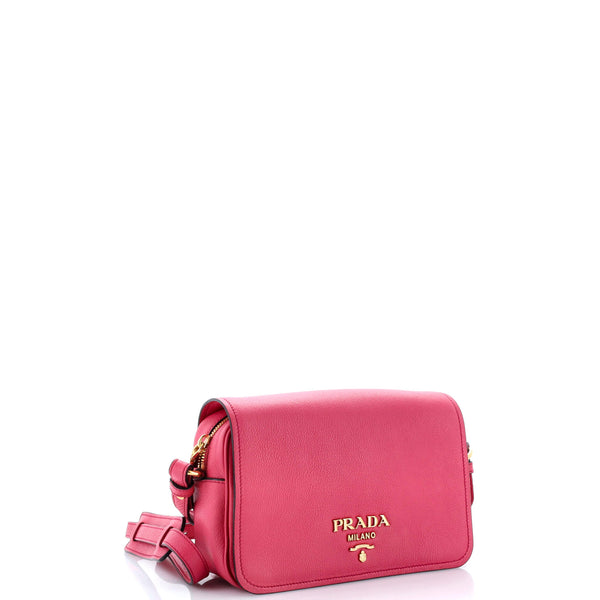 Flap Zip Crossbody Bag Vitello Phenix