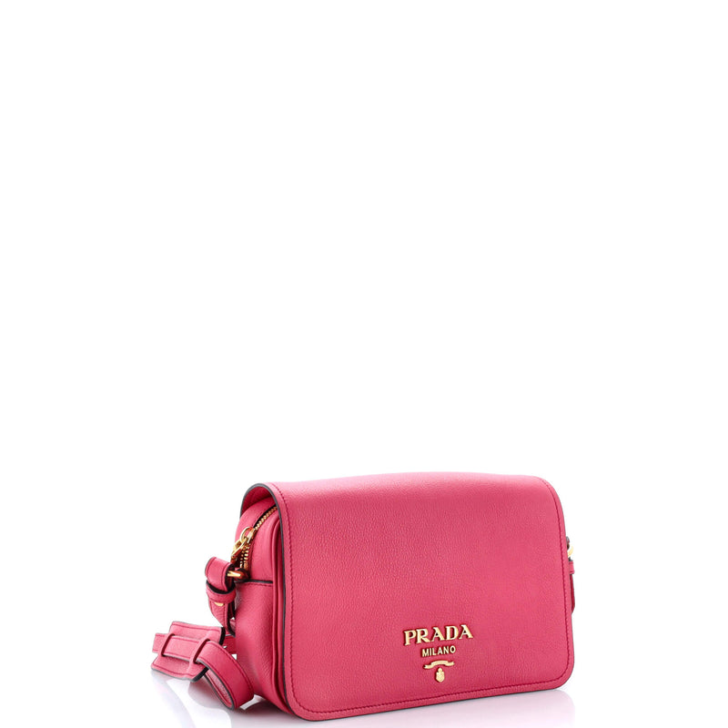 Flap Zip Crossbody Bag Vitello Phenix