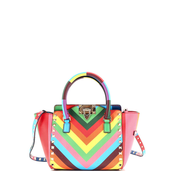 Rockstud Tote Rigid Leather Mini