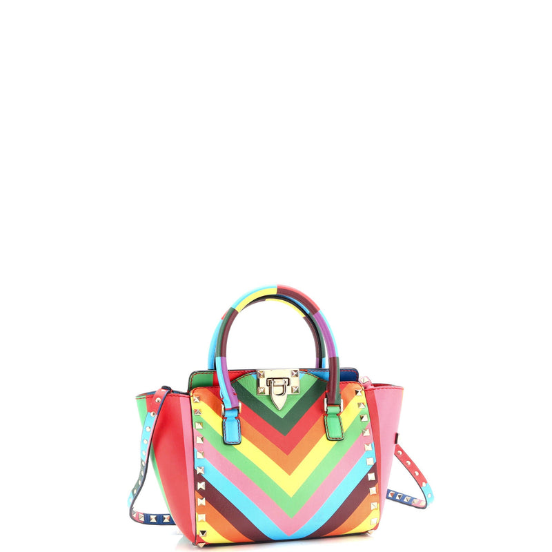 Rockstud Tote Rigid Leather Mini
