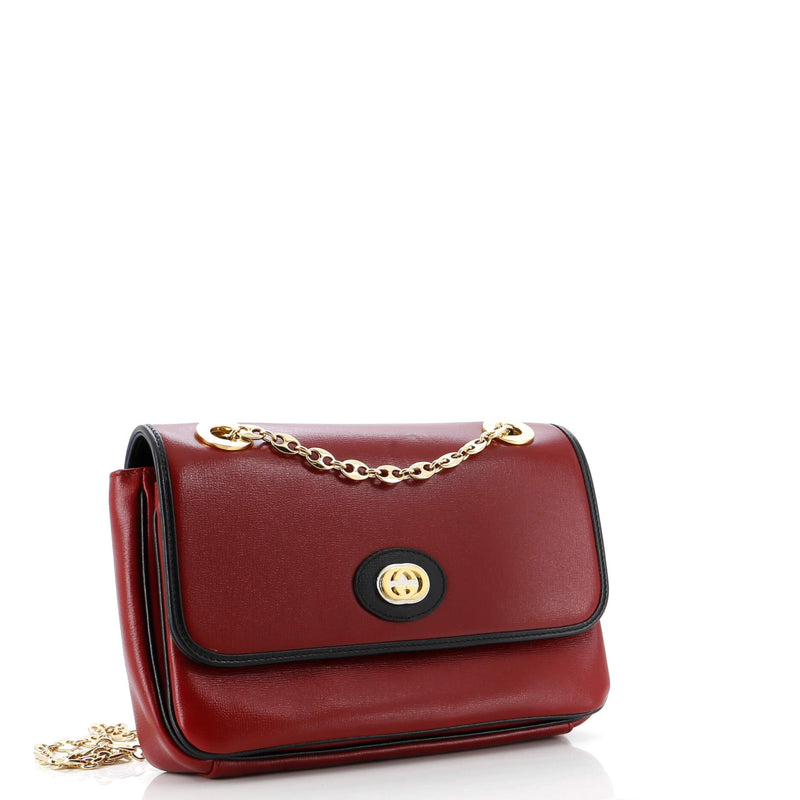 Marina Chain Flap Bag Leather Small