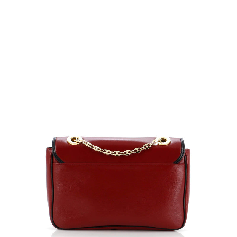 Marina Chain Flap Bag Leather Small