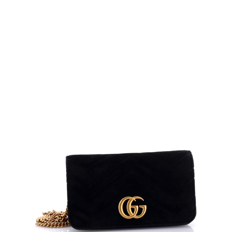 Gg Marmont Chain Flap Bag Matelasse