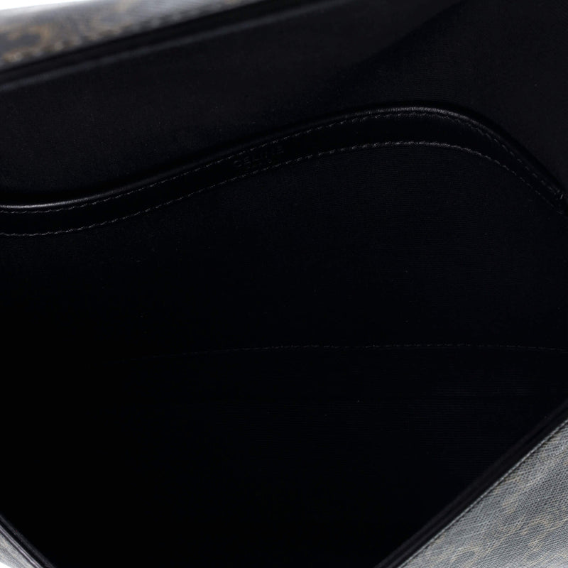 Flap Messenger Bag Triomphe Coated
