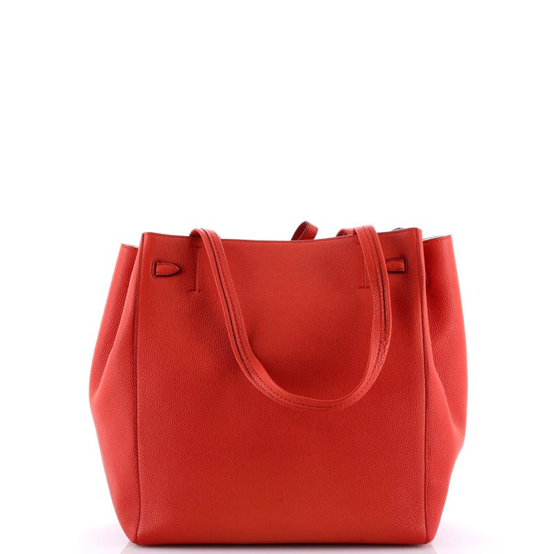 Phantom Tie Cabas Tote Leather Small