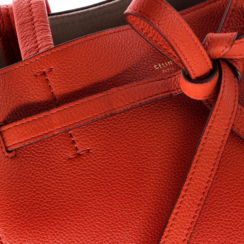 Phantom Tie Cabas Tote Leather Small