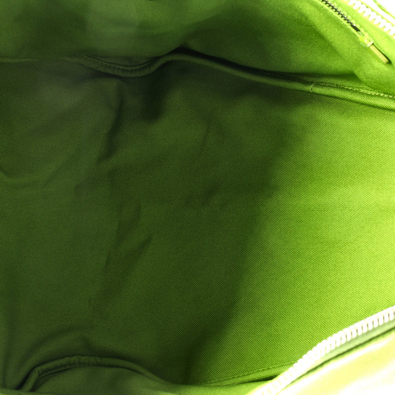 Triangle Logo Zip Crossbody Bag Embossed